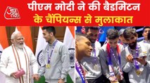 PM Modi met Thomas Cup Winners, Praises them