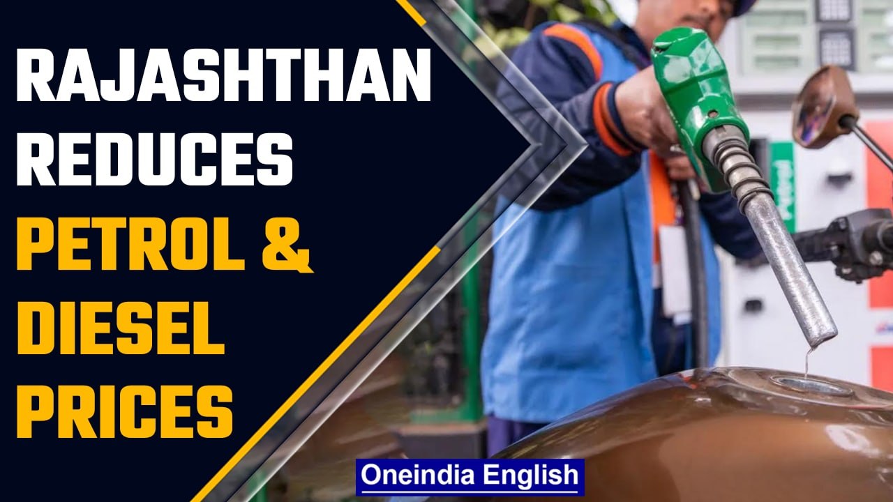 Rajasthan government slashes petrol and diesel...
