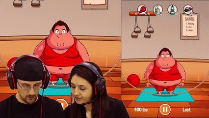 FGTEEV MOM vs DAD GAMING CHALLENGE!  Hello Neighbor Sausage Eater- 7+ iOS App Games Parents Battle