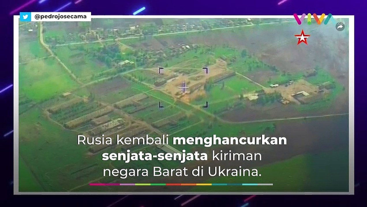 Detik-detik Rusia Hancurkan Pengiriman Senjata Buat Ukraina