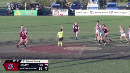 Braedan Kight kicks his fifth goal for Melton | The Courier | May 22, 2022