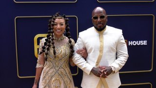 Jeannie Mai Jenkins and Jeezy "Gold House's First Annual Gold Gala" Gold Carpet Fashion