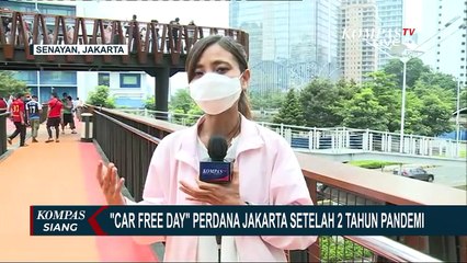 Antusiasme Warga DKI Jakarta Berolahraga di Car Free Day Perdana Pasca 2 Tahun Pandemi Covid-19!
