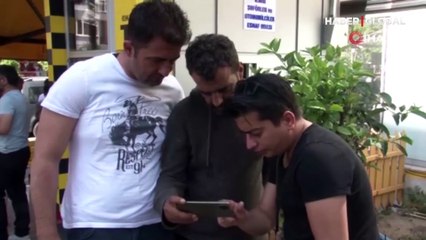 Sokak ortasında kadına şiddet! Taksici müdahale etti