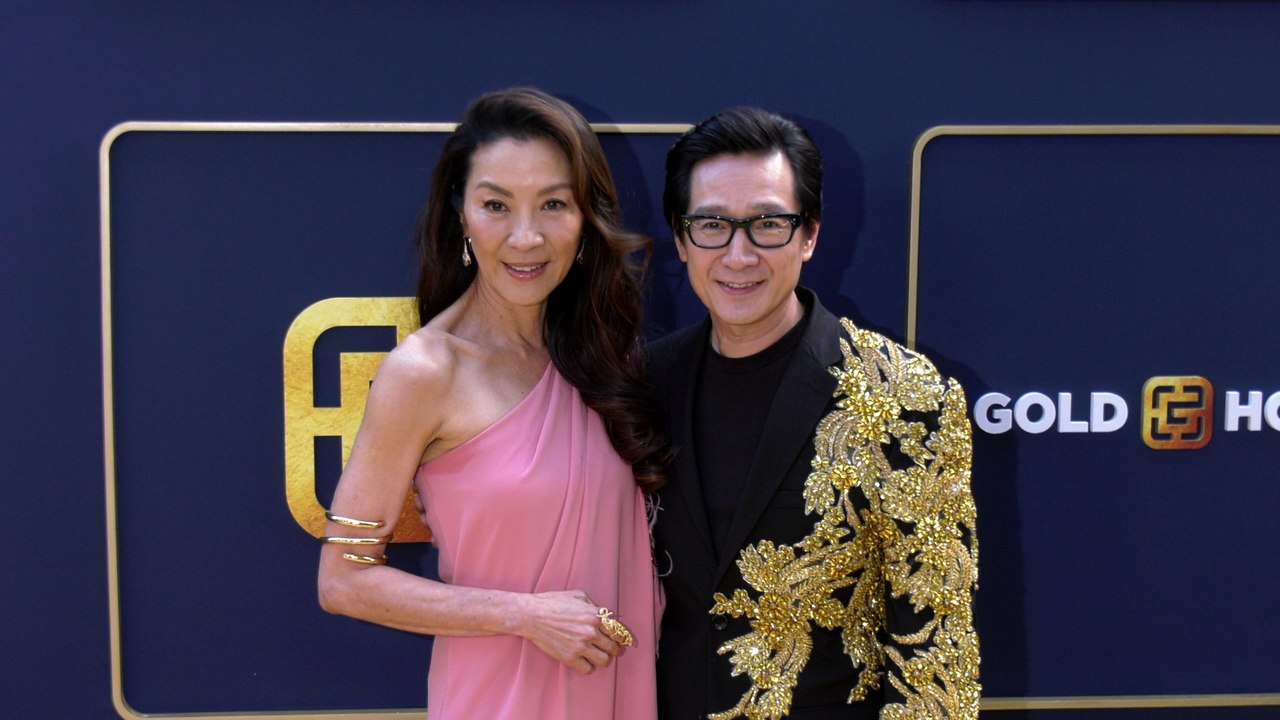 Michelle Yeoh and Ke Huy Quan "Gold House's First Annual Gold Gala" Gold Carpet Fashion