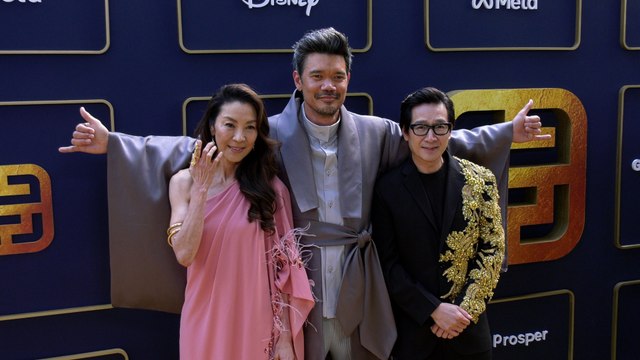 Michelle Yeoh, Destin Daniel Cretton, Ke Huy Quan Gold House's First Annual Gold Gala Gold Carpet