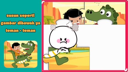 Play Puzzle Games|Bermain Menyusun Gambar Dinosaurus 5