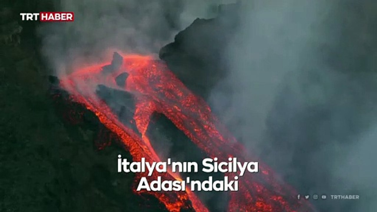 Etna Yanardağı lav püskürttü