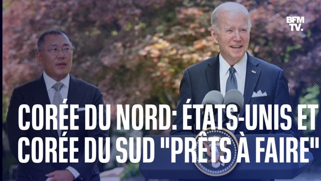 Corée du Nord : les États-Unis et la Corée du Sud prêts à faire face (Biden)
