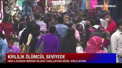 Kirlilik ölümcül seviyede: Her 6 kişiden birinin ölümü yaşlılık değil kirlilikten!