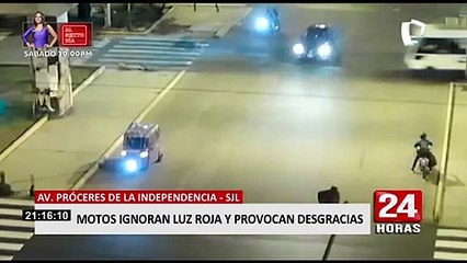 “El Cruce de la Muerte”: Motociclistas provocarían accidentes por no respetar luz roja