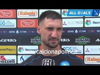 Spezia-Napoli 22/5/22 pre-partita intervista Matteo Politano