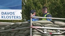 Estricta seguridad en Davos durante los preparativos del Foro Económico Mundial