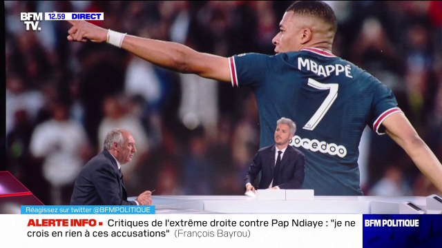 Si Emmanuel Macron a décroché son téléphone pour Kylian Mbappé il sait comment bât le coeur d'un pays , commente François Bayrou