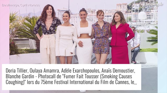 Adèle Exarchopoulos : En crop top ou bustier, l'actrice irradie au Festival de Cannes