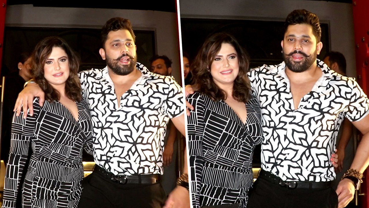 Actress Zareen Khan Spotted Holding Hands Of Boyfriend Shivashish Mishra