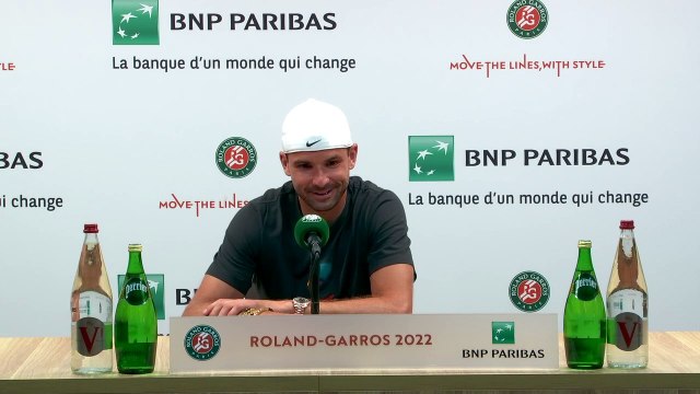 Roland-Garros 2022 - Grigor Dimitrov : I was looking forward to reaching the age of 30, I don't know why