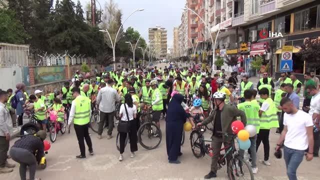 Yeşilay, Kızıltepe'de sağlıklı yaşam için pedal çevirdi