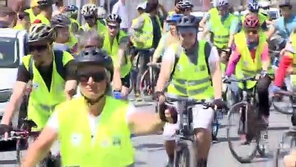 70 şehir sağlık için pedal çevirdi