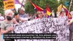 Las Juventudes socialistas y el PCE apenas logran reunir a 300 personas contra el regreso de Juan Carlos I
