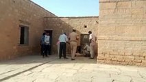 Video: ताला नहीं टूटा तो दीवार तोड़ कालेडूंगर राय मंदिर में घूसे चाेर, 20 किलो चांदी के छत्र चोरी