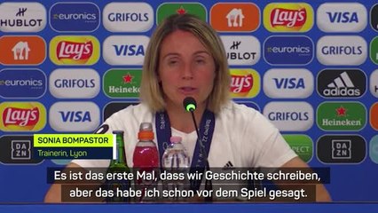 OL-Trainerin nach CL-Sieg: "Schreiben Geschichte"