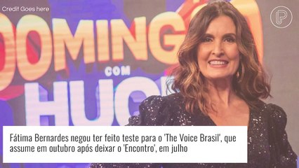 Fátima Bernardes nega gravação do 'The Voice' e cita família e câncer ao explicar saída do 'Encontro'