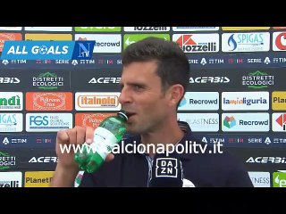 Spezia-Napoli 0-3 22/5/22 post-partita intervista Thiago Motta