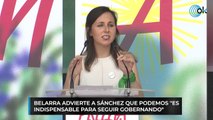 Belarra advierte a Sánchez que Podemos 