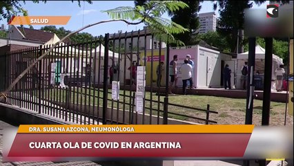 Cuarta ola de covid en Argentina