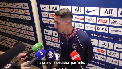 38e j. - Di María : ''J'avais dit au club que je souhaitais continuer''