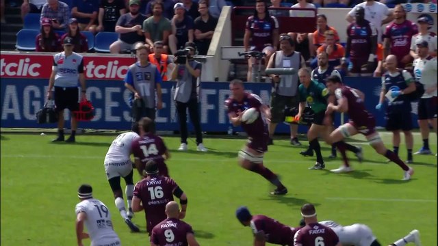 TOP 14 - Essai de Guido PETTI (UBB) - Union Bordeaux-Bègles - LOU Rugby - Saison 2021/2022