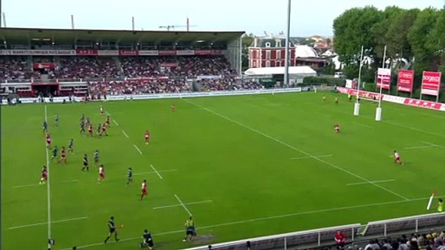 TOP 14 - Essai de Sébastien BEZY (ASM) - Biarritz Olympique - ASM Clermont - Saison 2021/2022