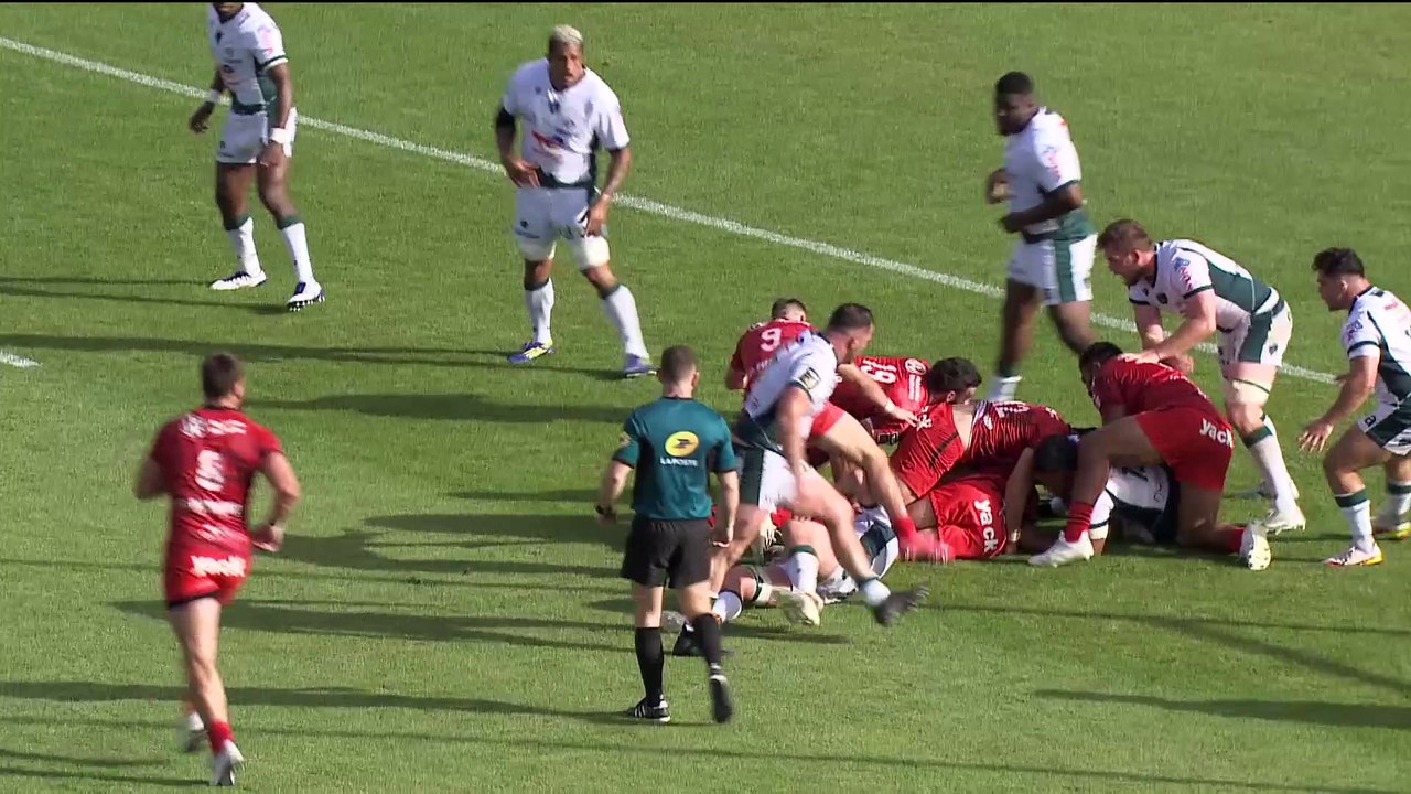 TOP 14 - Essai de Julien BLANC (RCT) - RC Toulon - Section Paloise - Saison 2021/2022