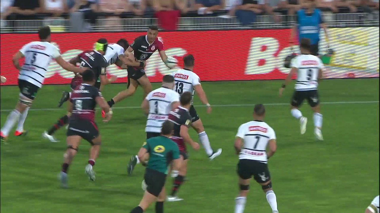 TOP 14 - Essai de Antoine DUPONT (ST) - CA Brive - Stade Toulousain - Saison 2021/2022