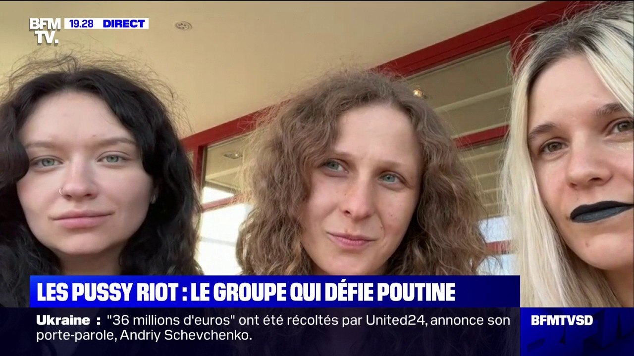 Le groupe russe, Pussy Riot, appelle "à mettre en place un embargo du pétrole et du gaz russe"