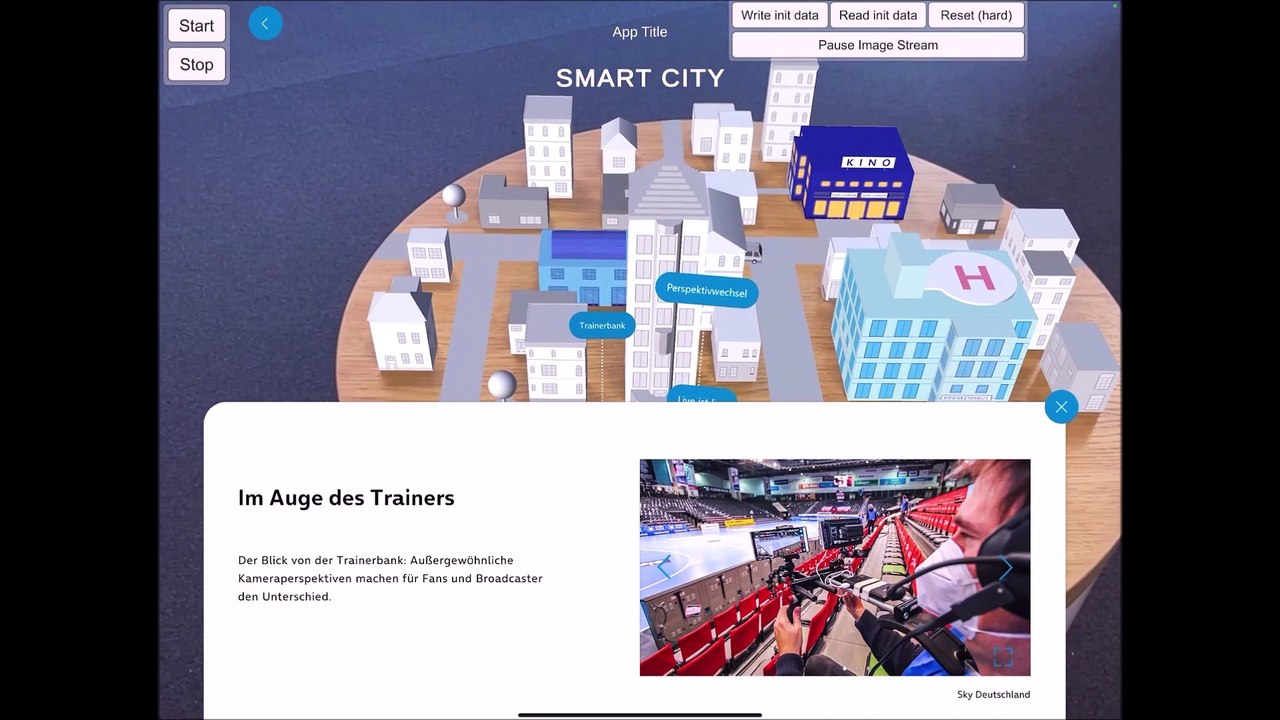 Augmented Experience of a smart city