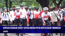 Kapolri Pimpin Parade Kemenangan Kontingen Sepeda Indonesia Pada Sea Games 2022, Sekaligus Gowes Bersama Para Atlet di GBK Senayan