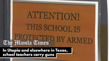 In Utopia and elsewhere in Texas, school teachers carry guns