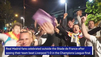 Real fans party into the night after Champions League triumph