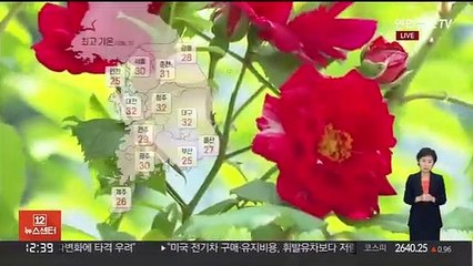 [날씨] 오늘 한여름 더위…서울 30도·대구 32도