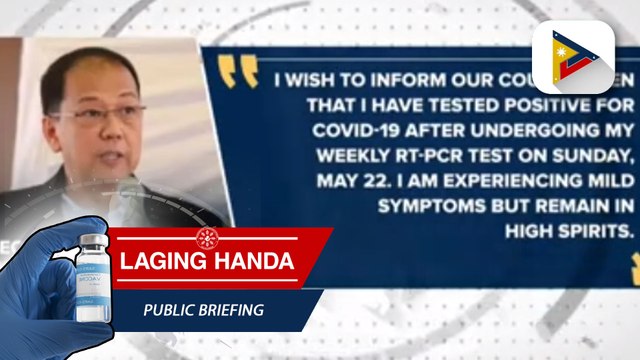 Vaccine Czar Carlito Galvez Jr., nagpositibo sa COVID-19