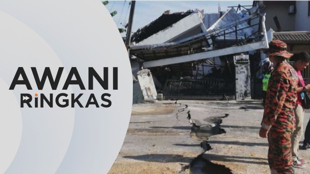 AWANI Ringkas: Tanah mendap: Penduduk diarah berpindah