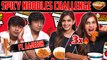 Spicy Noodles Challenge Ft Aajeedh | Korean 3X Noodles | Samyuktha Shan