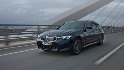 The new BMW 330e Touring Driving Video