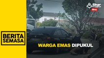 Warga emas cedera dipukul penunggang motosikal