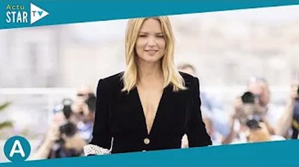 Cannes 2022 : Virginie Efira resplendissante en robe noire décolletée pour son retour devant les pho