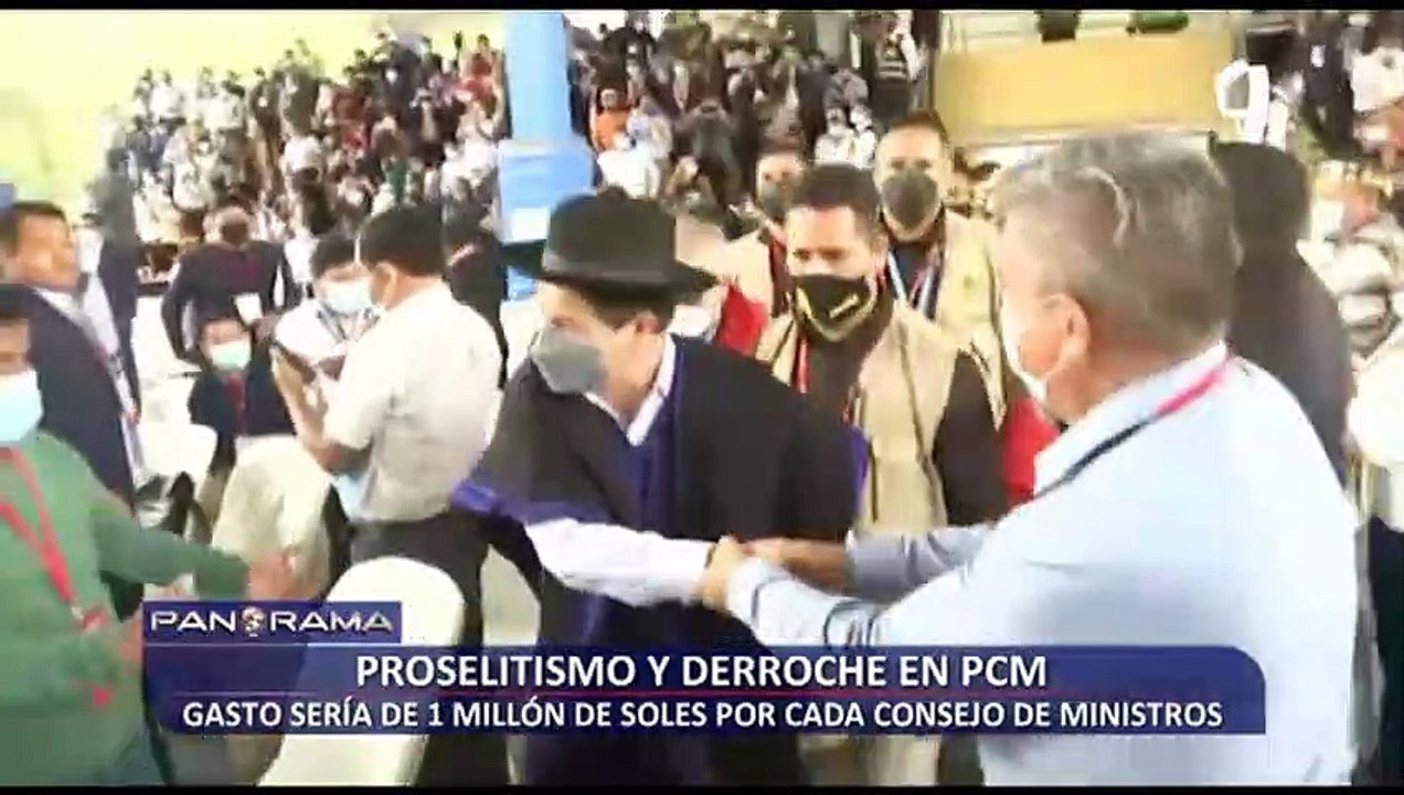 Derroche de la PCM: Gasto sería de 1 millón de soles por cada Consejo de Ministros