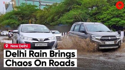 Delhi witnesses thunderstorm, waterlogging and traffic disruption reported