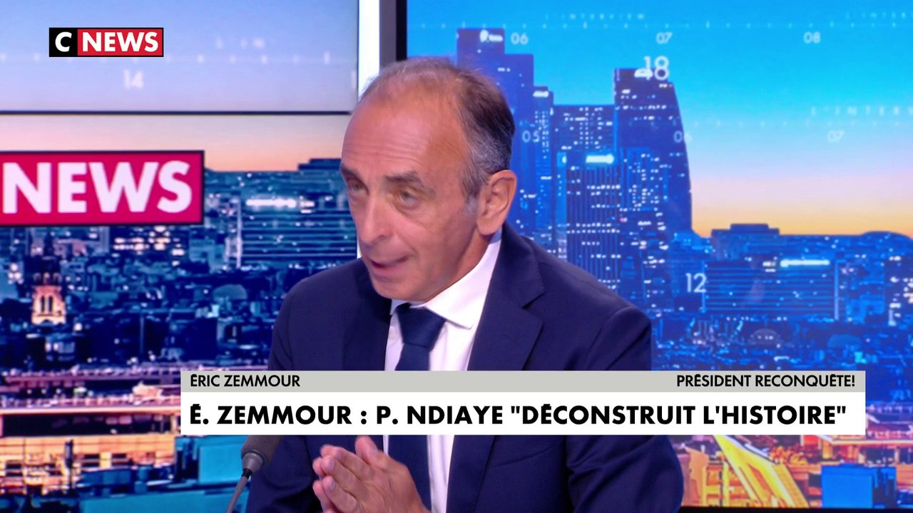 Eric Zemmour : ««Pap Ndiaye  confond l'histoire des Etats-Unis et de la ségrégation américaine avec l'histoire de la France et il se trompe» »